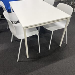 Kantinebord 120x80 hvitt