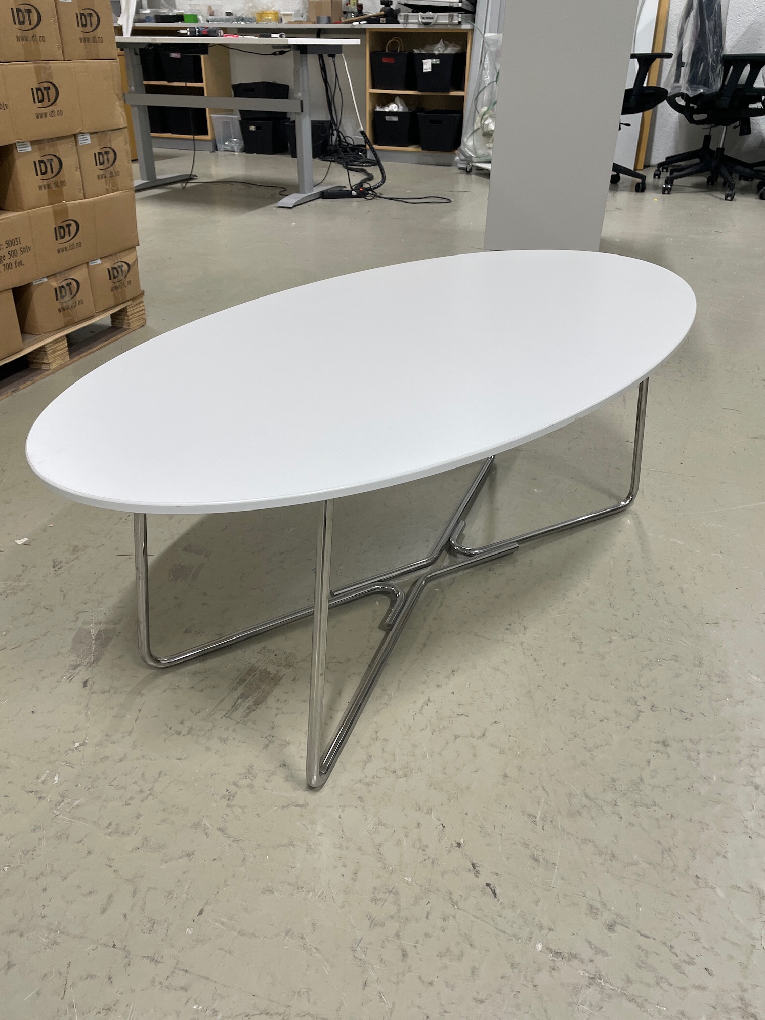 Sofabord 120x60, lys grått