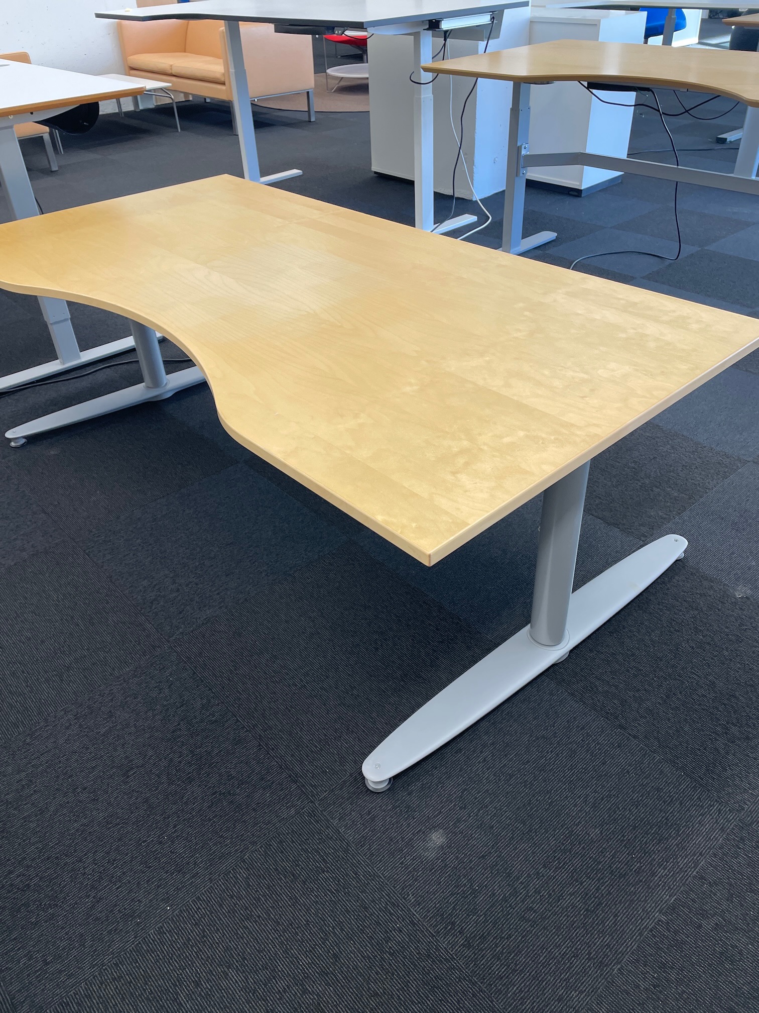 Kinnarps 180x90 bjørk